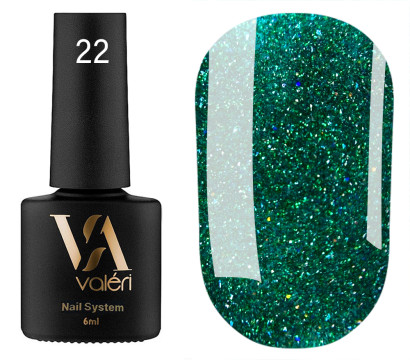 Гель-лак світловідбивний VALERI Gel Polish Flash №22, 6 мл 